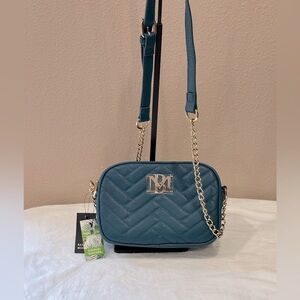 Badgley Mischka Dark Green Camera Bag